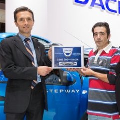 Dacia a vândut mașina cu numărul 3 milioane din 2004 încoace