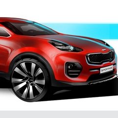 Schițe oficiale cu cea de-a patra generație a lui Kia Sportage