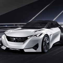 Conceptul Peugeot Fractal a atras publicul la Frankfurt